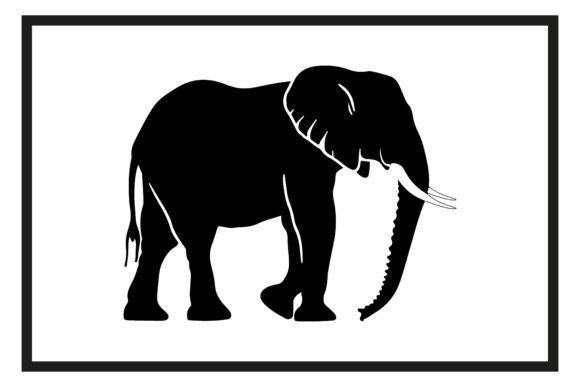 African Elephant Animal Silhouette: A Designer’s Guide