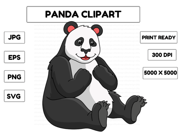 Bringing Projects to Life with Panda Animal Cartoon Colored Clipart