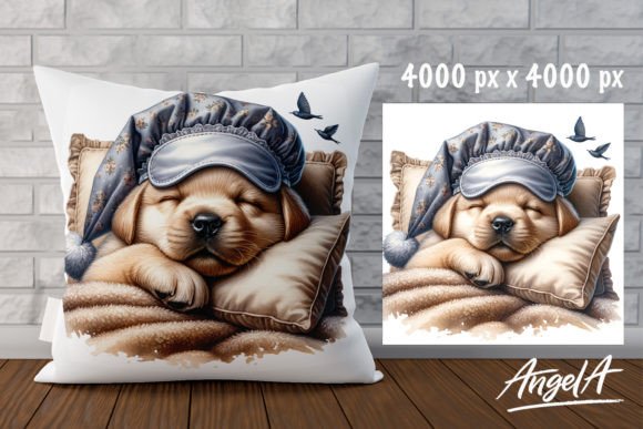 Charming Sleeping Dog Labrador PNG: A Cozy Design Asset