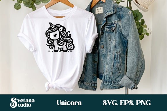 Charming Unicorn SVG for Creative Projects