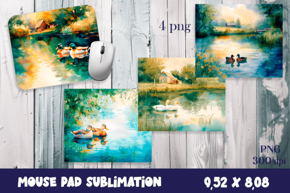 Farm White Goose Sublimation: A Designer's Charming Animal Asset