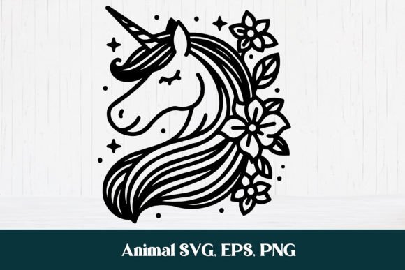 Unicorn SVG Magic: Elevate Your Brand with This Animal Design