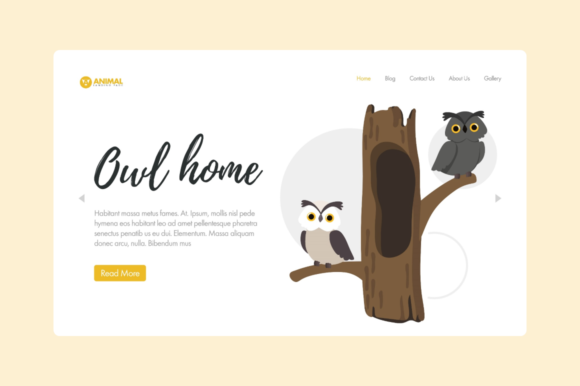 Website Illustration-Animal-owl: A Wise Addition to Your Design Toolkit