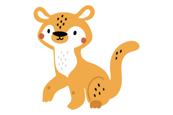 Wild Cat Baby: Your Cute Little Jungle Animal for Creative Projects